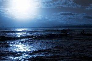 moonlight, Sea