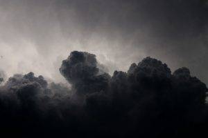 clouds, Monochrome