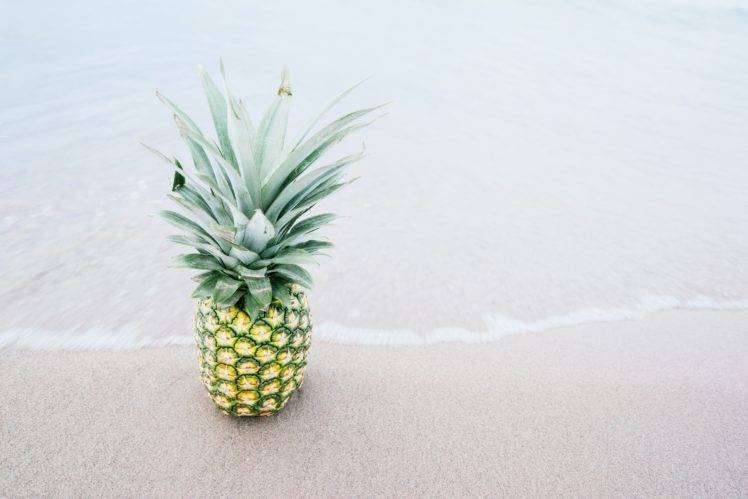 pineapples, Beach HD Wallpaper Desktop Background
