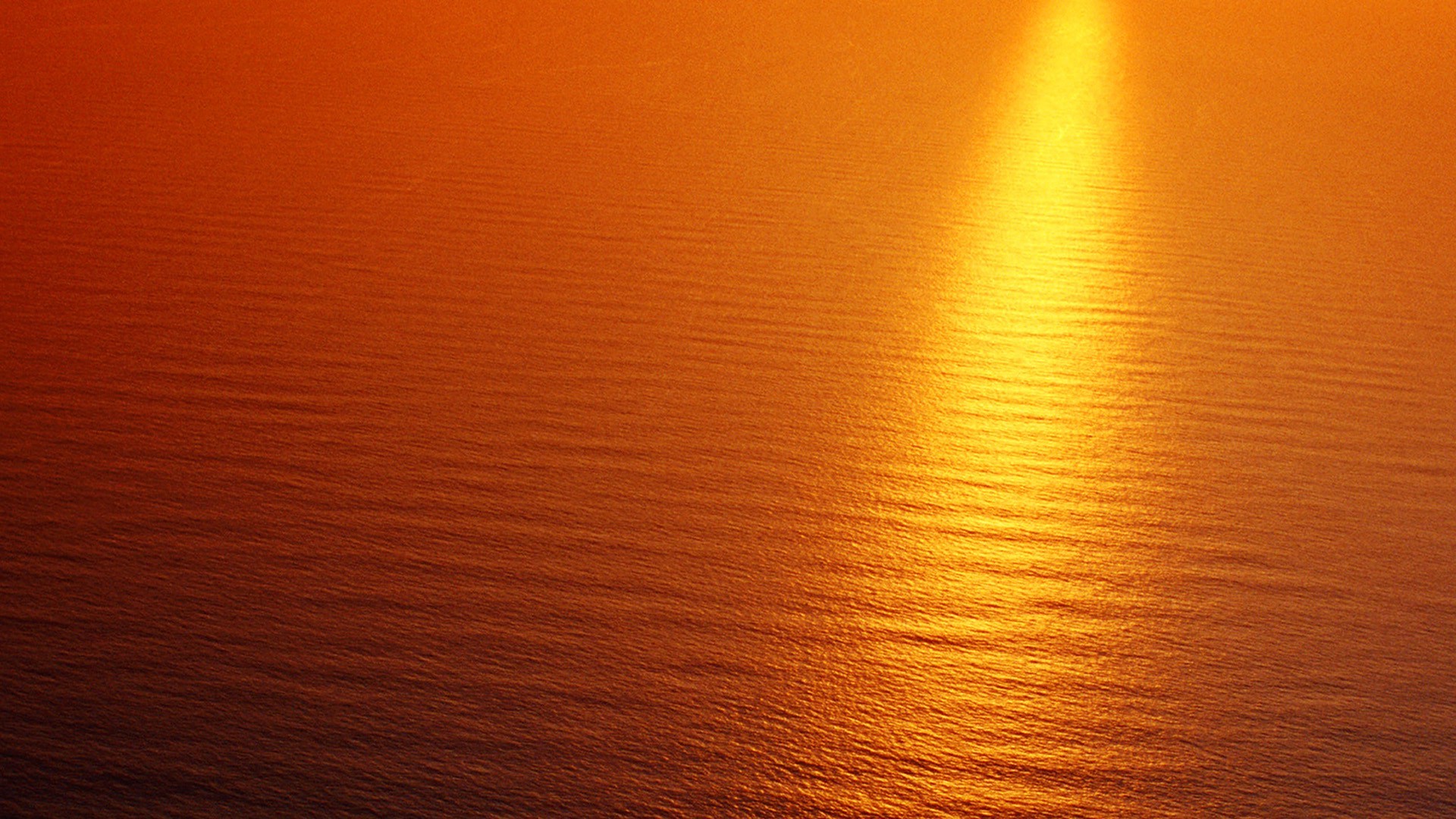 sea, Sunset, Red, Yellow, Orange, Waves Wallpaper