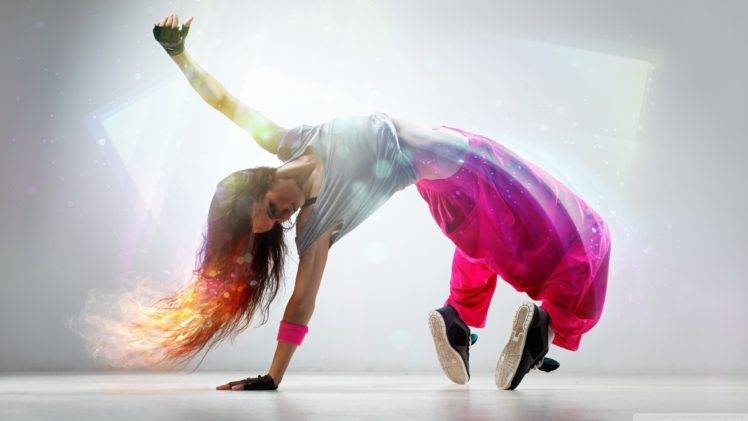 dancer, Women, Breakdance, Dancing, Digital art HD Wallpaper Desktop Background