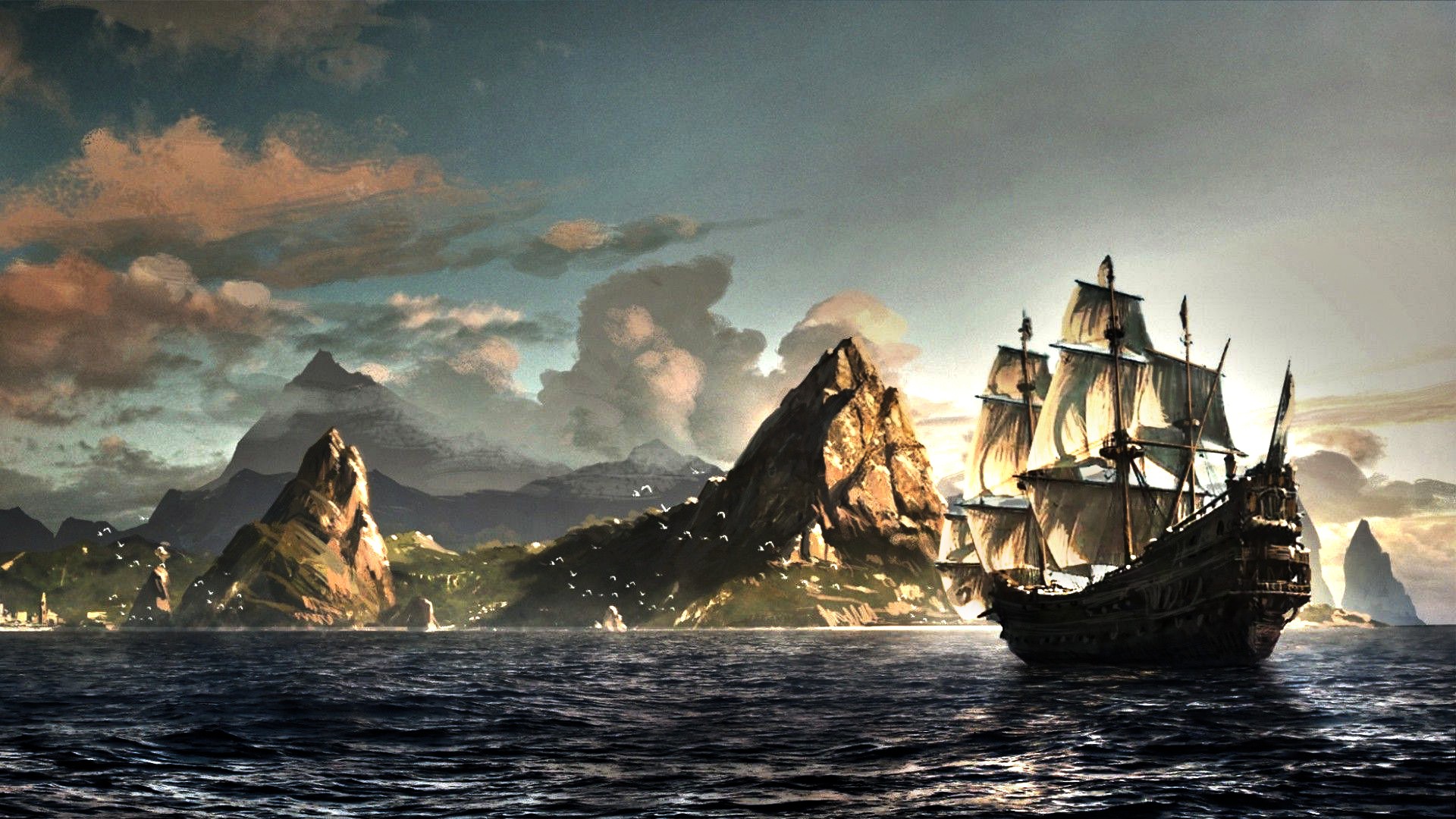 Assassins Creed: Black Flag, Video games, Digital art Wallpaper