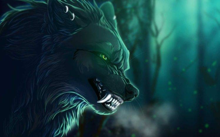 wolf, Artwork HD Wallpaper Desktop Background