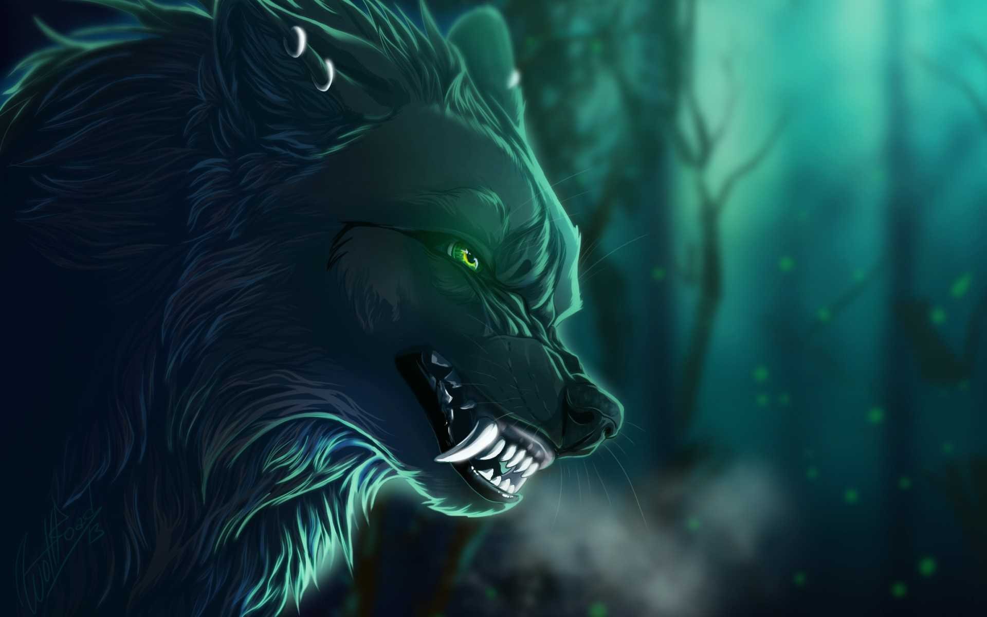 wolf, Artwork Wallpaper