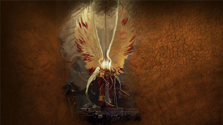 Warhammer 40, 000, Space marines, Imperial guard, Blood Angels HD Wallpaper Desktop Background