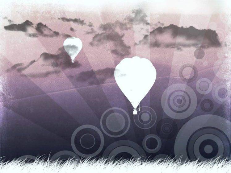 artwork, Hot air balloons, Circle HD Wallpaper Desktop Background