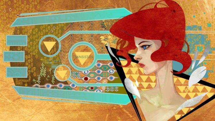 redhead, Transistor, Video games, Supergiant Games, Artwork, Red HD Wallpaper Desktop Background