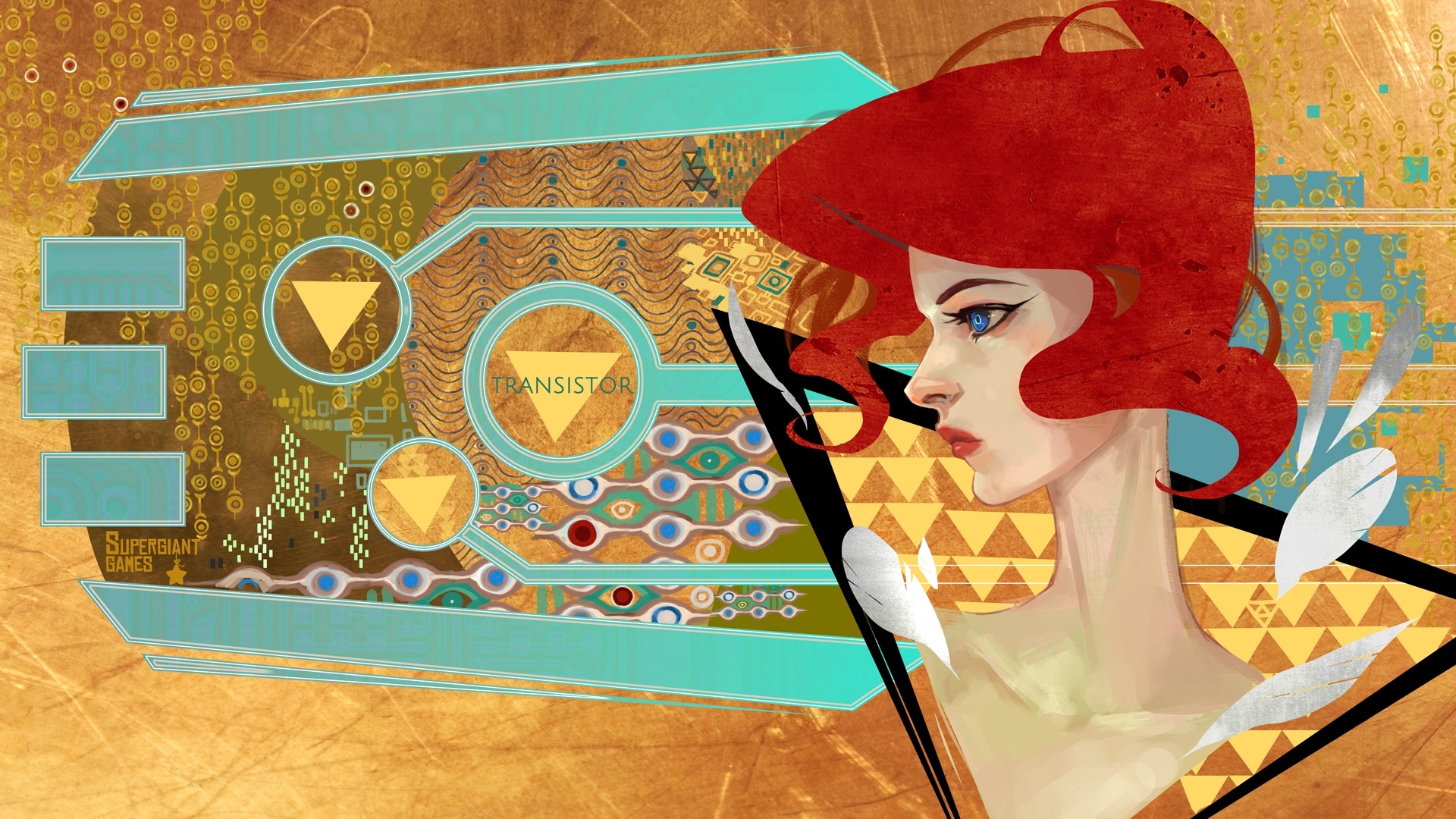 redhead, Transistor, Video games, Supergiant Games, Artwork, Red Wallpaper