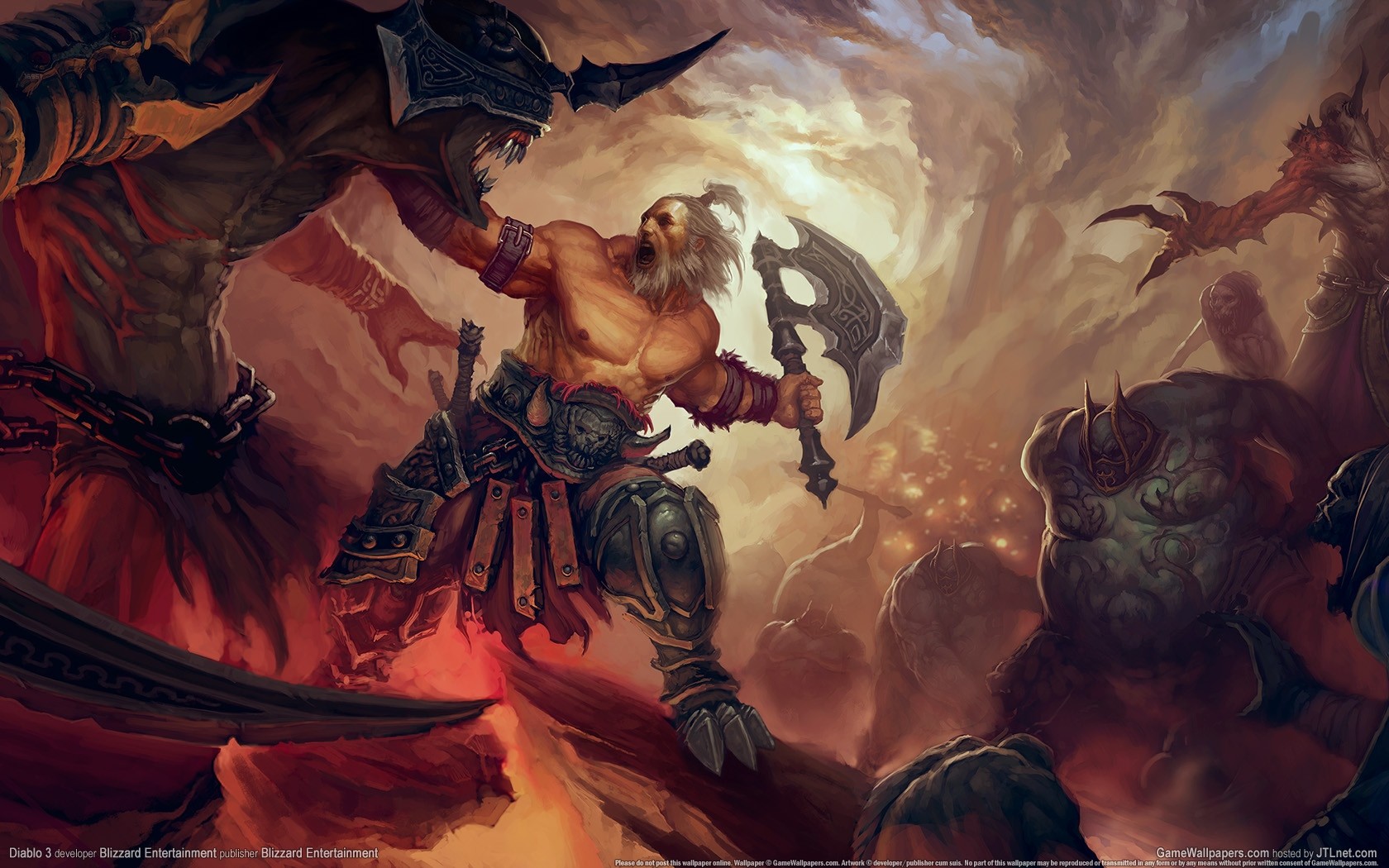 warrior, Diablo III, Diablo, Video games Wallpaper