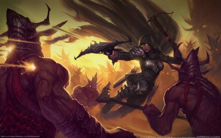 Demon Hunter, Diablo III HD Wallpaper Desktop Background