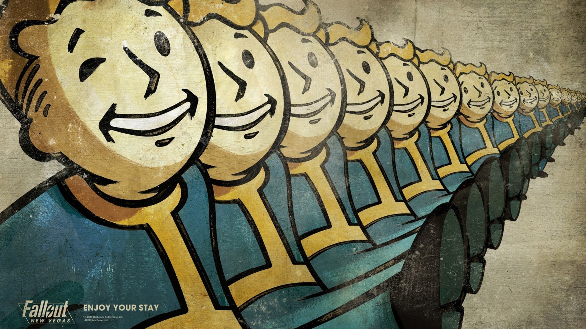 Fallout, Fallout: New Vegas, Vault Boy Wallpaper
