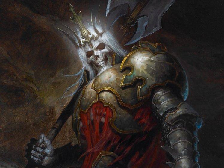 Diablo III, Heroes of the storm, King Leoric, Skelaton king HD Wallpaper Desktop Background