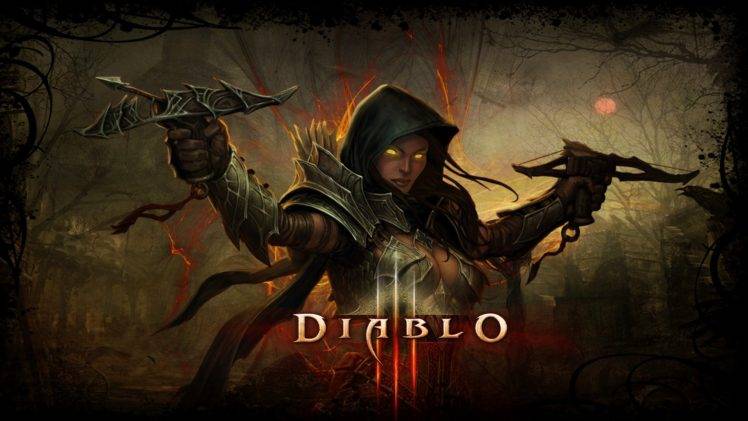 Blizzard Entertainment, Diablo III, Crossbow, Demon Hunter HD Wallpaper Desktop Background