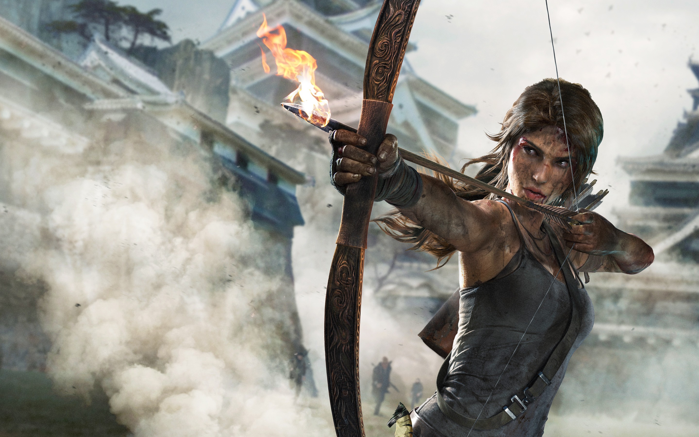 Tomb Raider, Archer, Hair bows Wallpaper