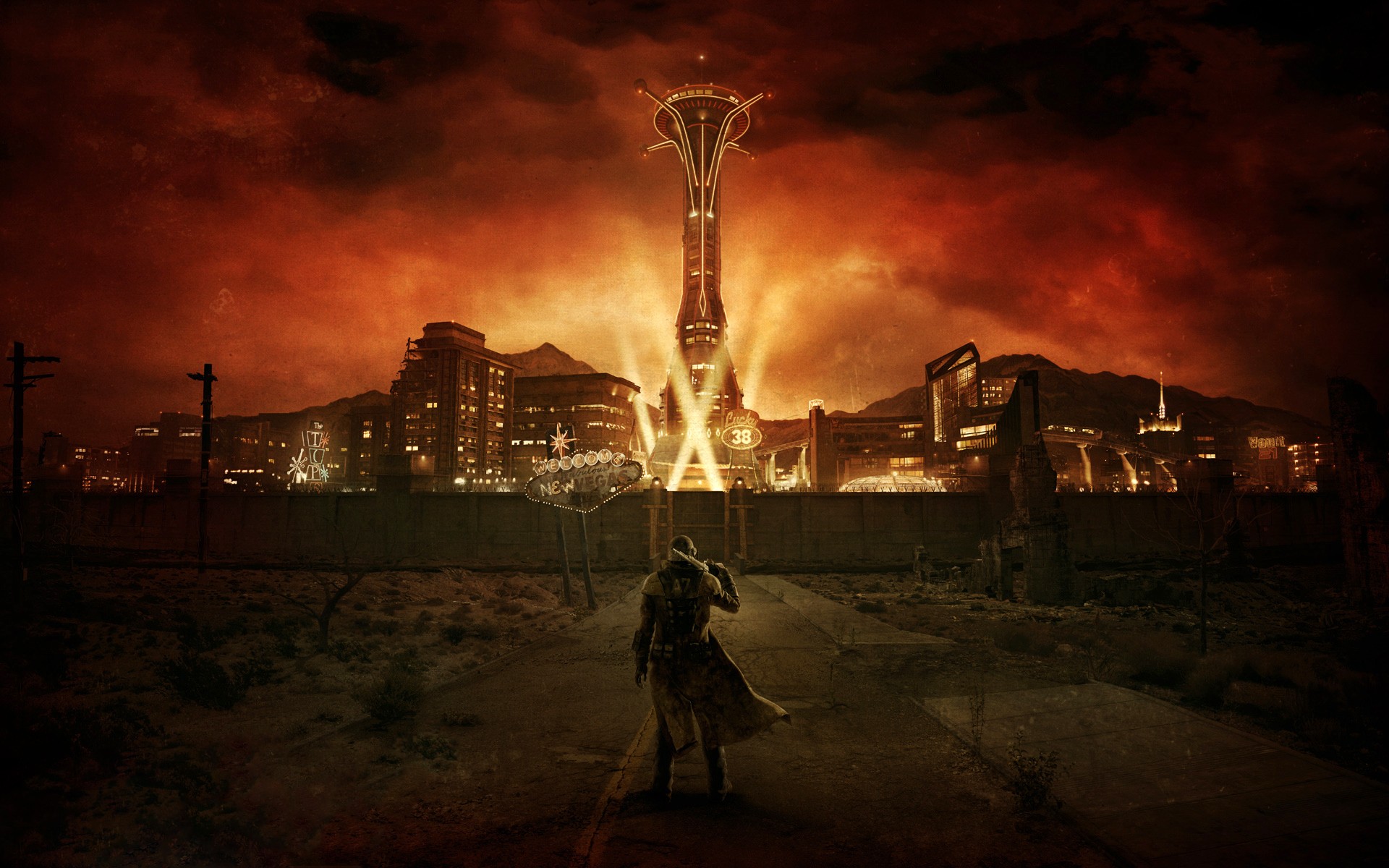 Fallout: New Vegas, Video games, Fallout, Apocalyptic, Digital art Wallpaper