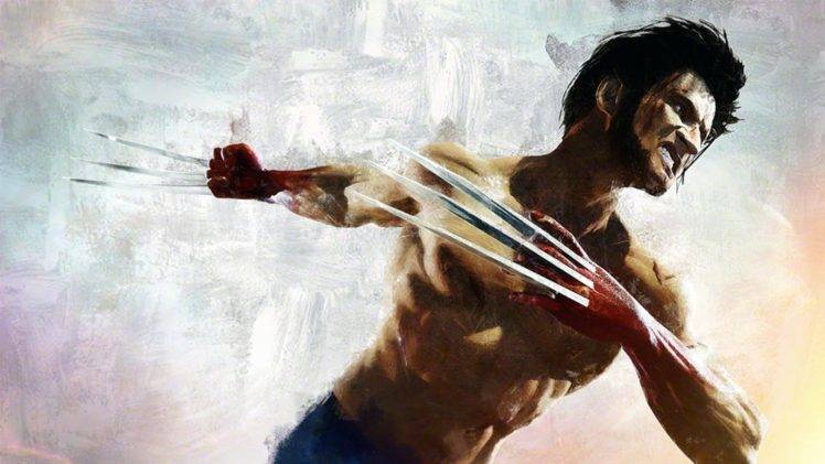 artwork, Wolverine, Adamantium, Claws HD Wallpaper Desktop Background