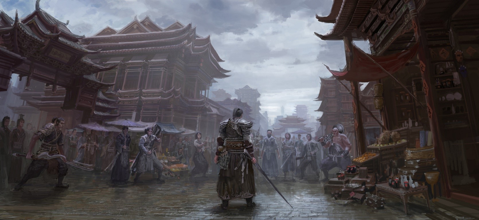 artwork, Kung fu, Sword, Dynasty Warriors Wallpaper