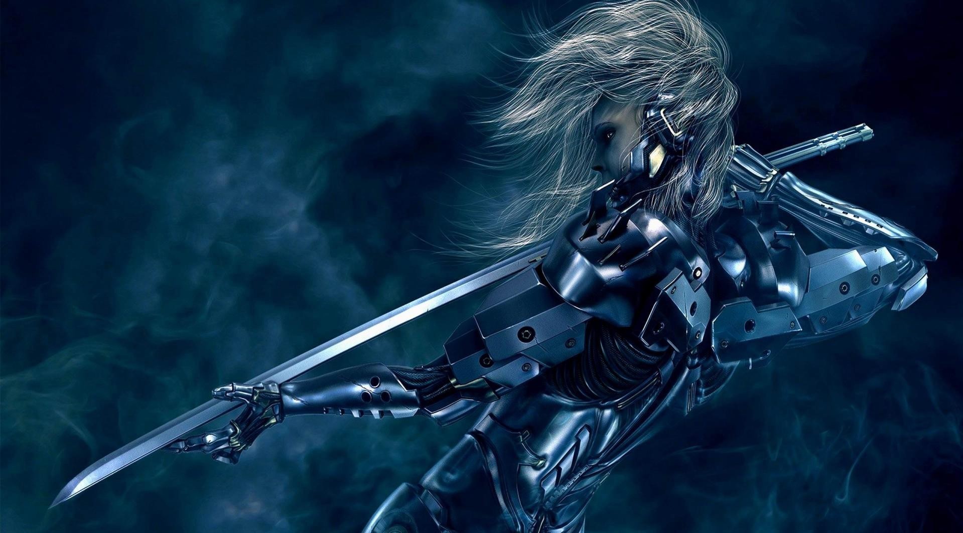 artwork, Metal Gear Rising, Raiden Wallpaper