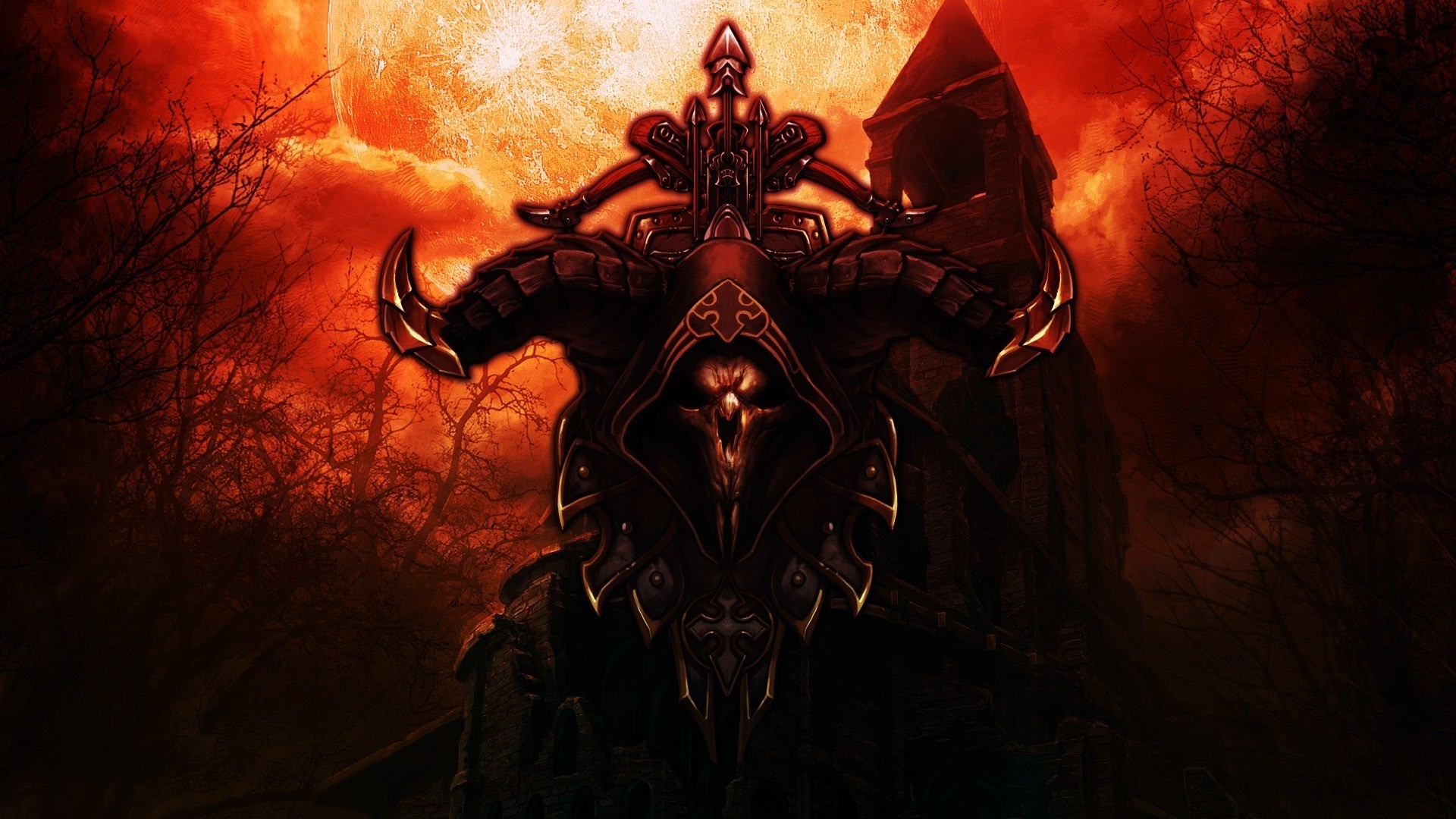 Diablo III, Demon Hunter, Tristram Wallpaper