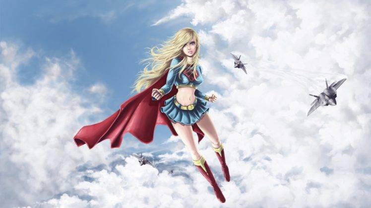 artwork, Supergirl HD Wallpaper Desktop Background