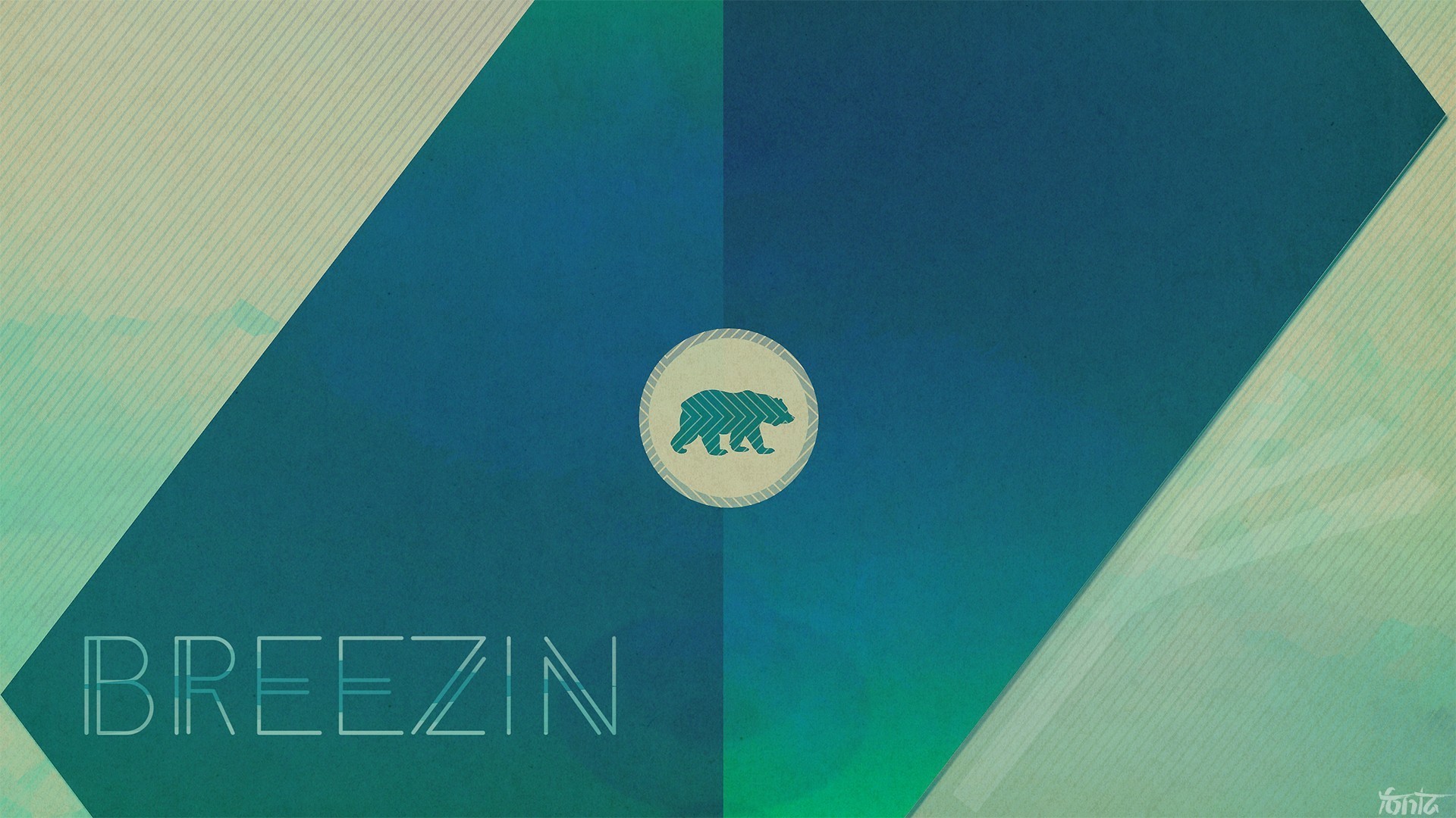 Fonta, Artwork, Pattern, Bears, Geometry Wallpaper