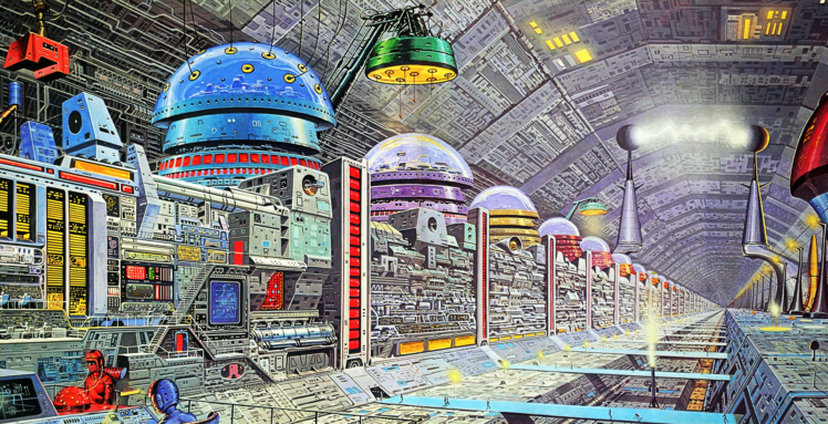 Angus McKie, Science fiction, Computer, Artwork HD Wallpaper Desktop Background