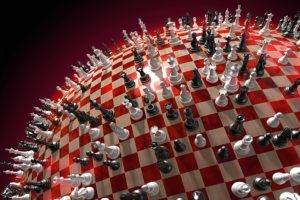 chess, Render, CGI, Digital art