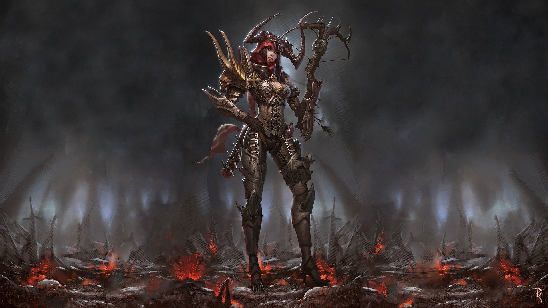 Diablo III, Demon Hunter Wallpaper