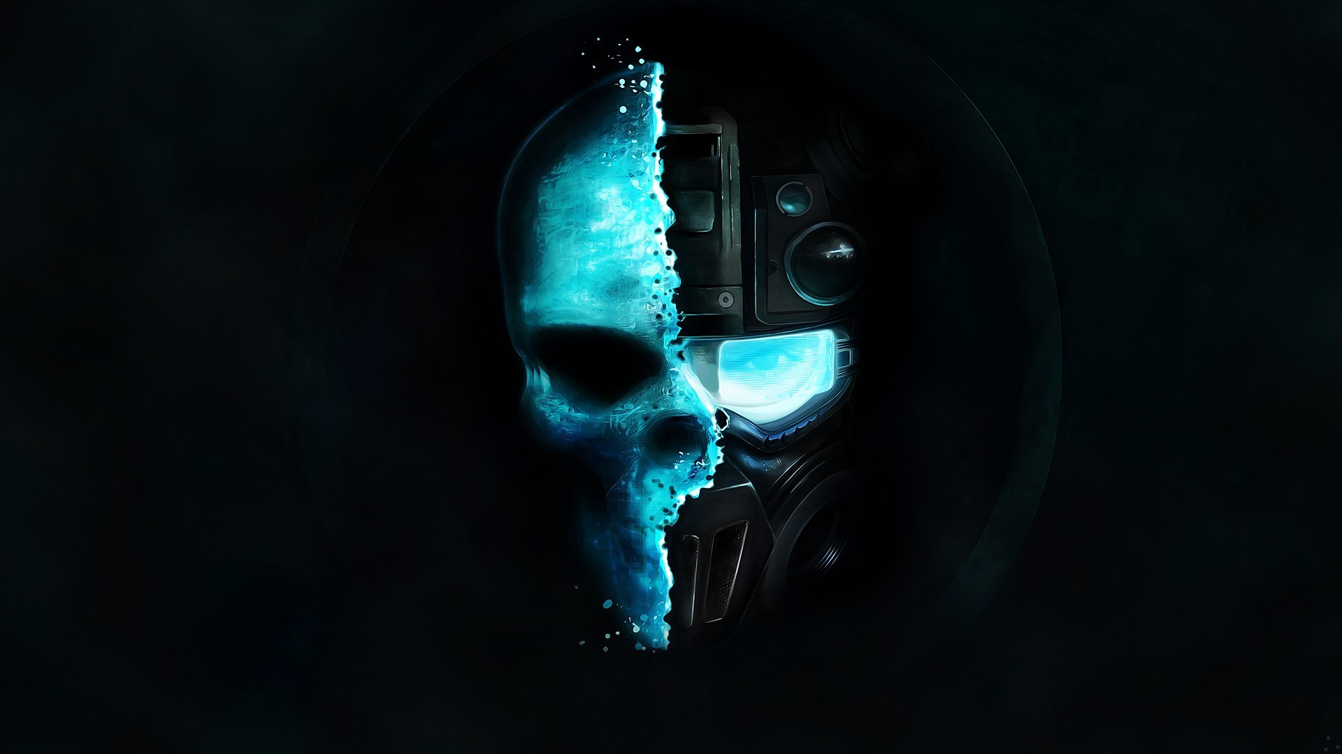 artwork, Skull, Tom Clancys Ghost Recon: Advanced Warfighter Wallpaper