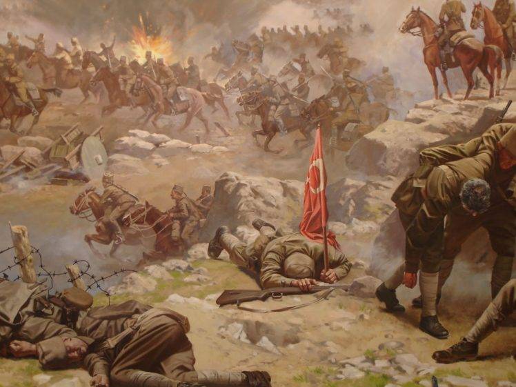 war, Turkish, Battle, Military, Artwork HD Wallpaper Desktop Background