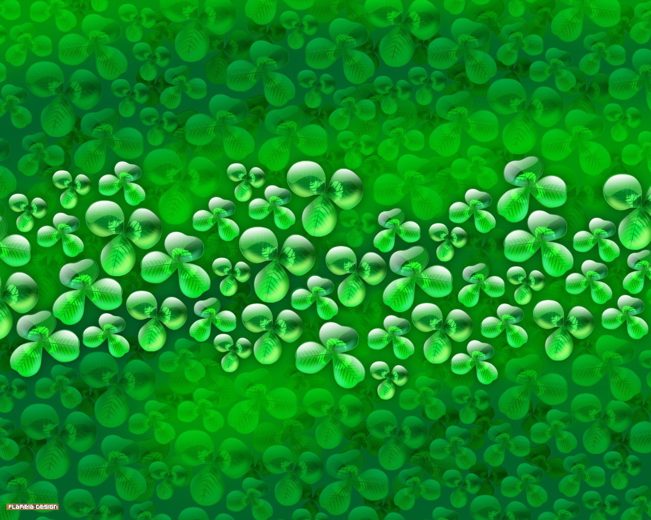 digital art, Plants, Green Wallpaper