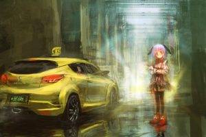 anime, Taxi, Artwork