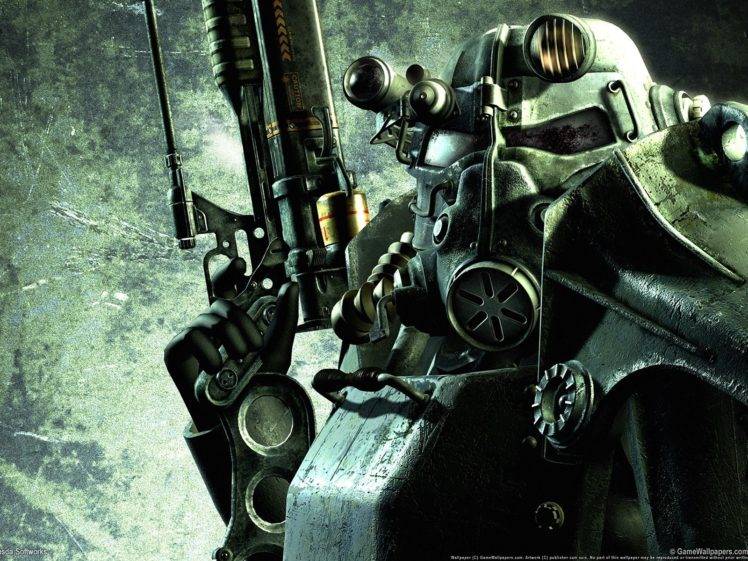 Fallout, Fallout 3, Machine gun HD Wallpaper Desktop Background