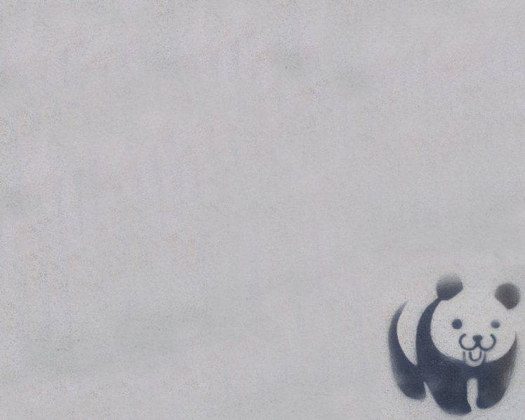 panda, Simple, Animals, Artwork HD Wallpaper Desktop Background