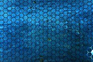 pattern, Digital art, Blue background