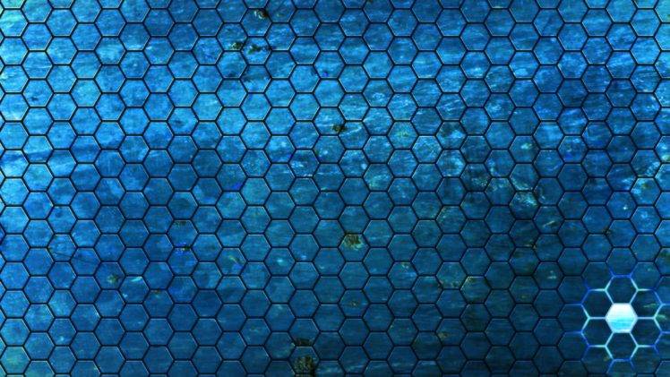 pattern, Digital art, Blue background HD Wallpaper Desktop Background