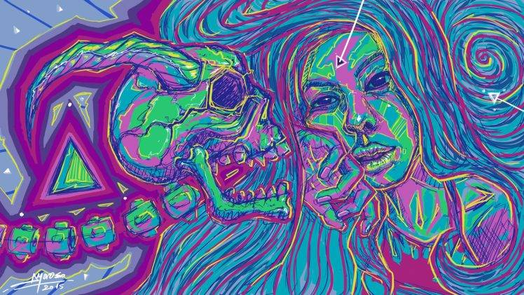 psychedelic, Artwork HD Wallpaper Desktop Background