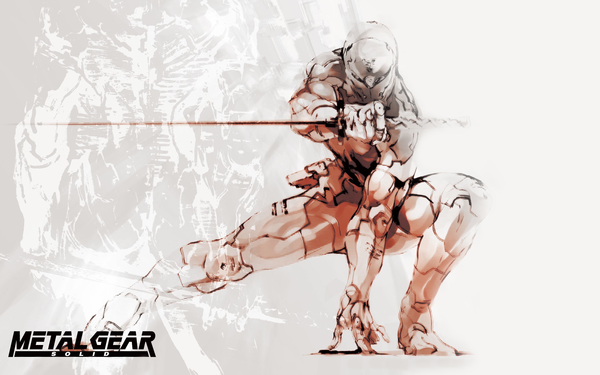 Metal Gear Solid, Gray Fox (character), Classics Wallpaper