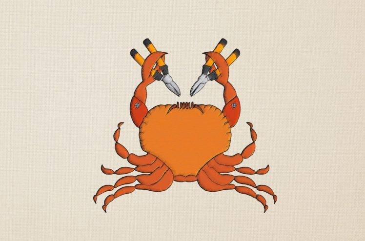 crabs, Artwork HD Wallpaper Desktop Background