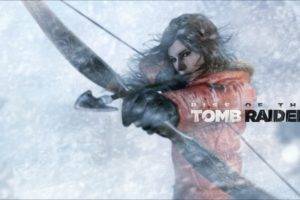 Rise of the Tomb Raider, Bow and arrow, Snow