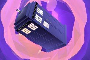 Doctor Who, TARDIS, Artwork, Digital art