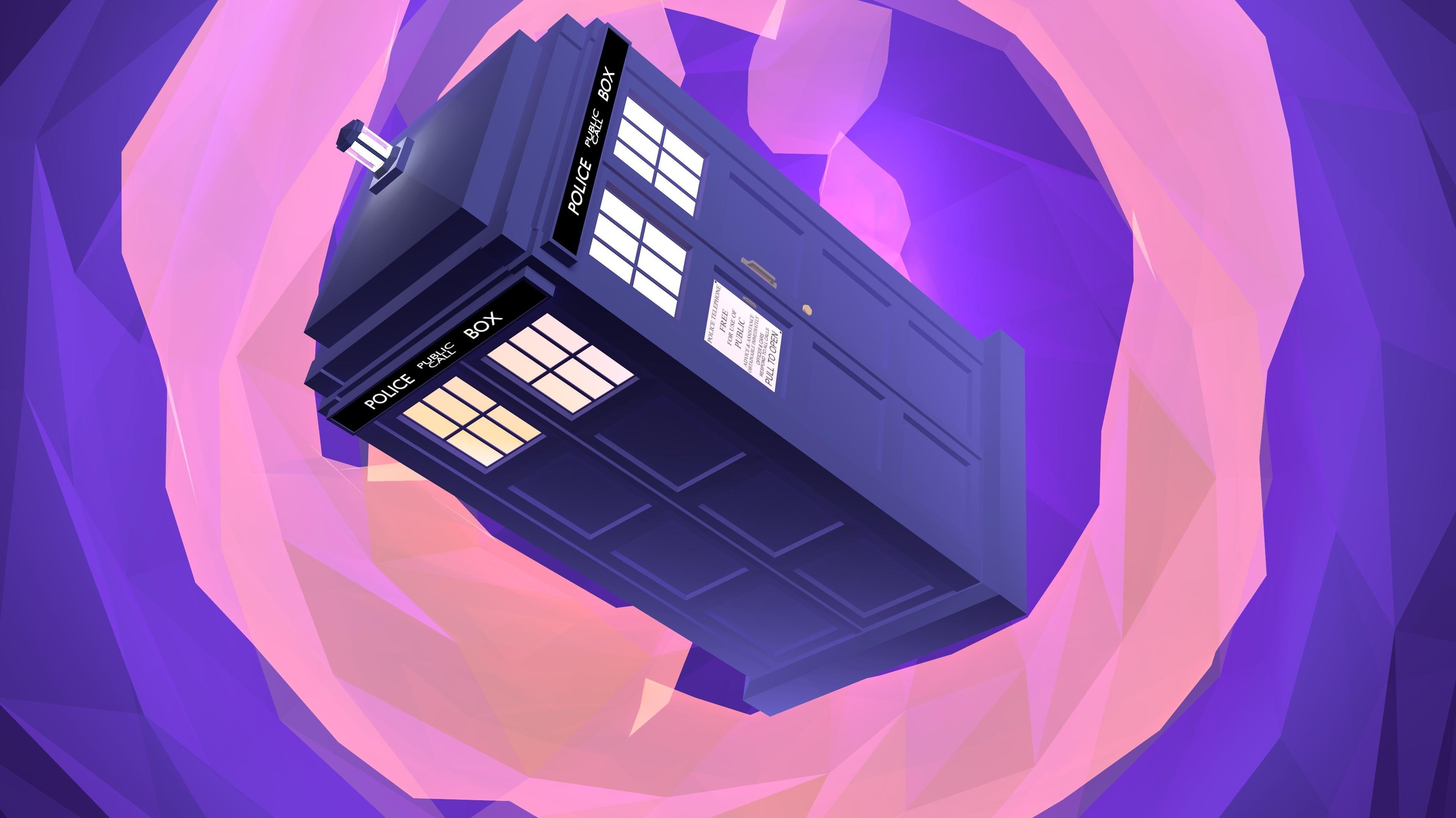 Doctor Who, TARDIS, Artwork, Digital art Wallpaper