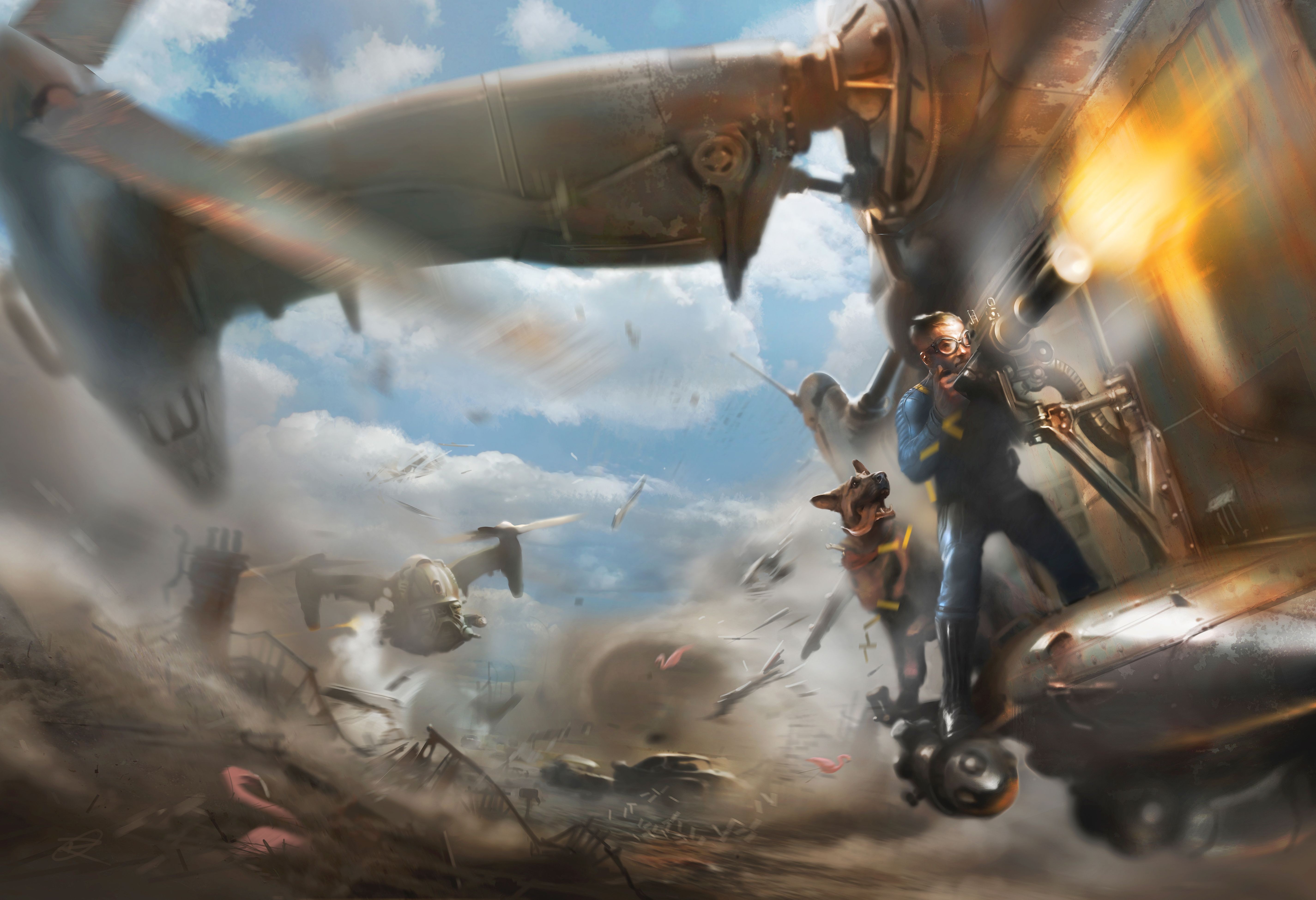 Fallout 4, Concept art, Fallout Wallpaper