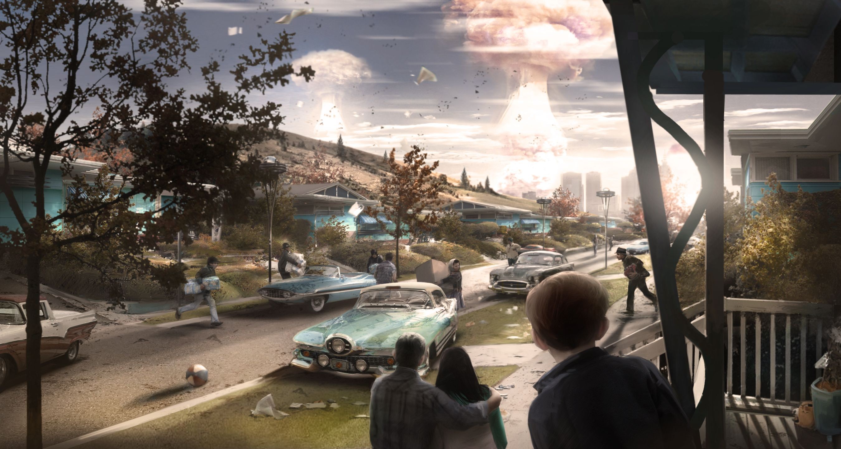 Fallout 4, Concept art, Drawing, Fallout Wallpaper