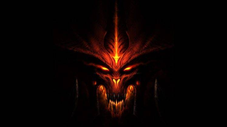 Diablo III, Black background, Video games, Diablo, Demon HD Wallpaper Desktop Background