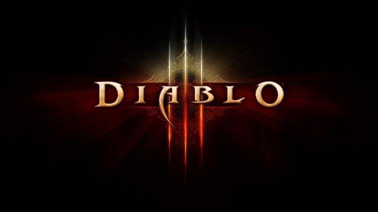 Diablo III, Typography, Logo, Video games HD Wallpaper Desktop Background