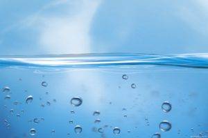 liquid, Blue background, Water, Bubbles, Digital art