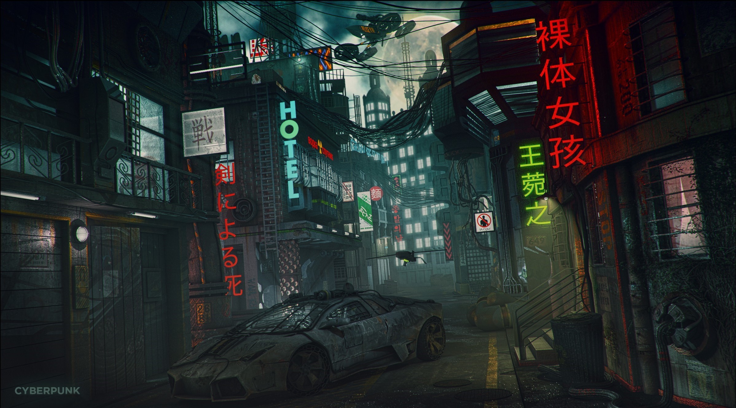 artwork, Futuristic Wallpaper