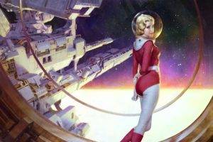 science fiction, Astronaut, Artwork