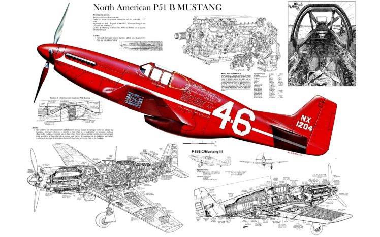 digital art, Sketches, Airplane, Cockpit, North American P 51 Mustang HD Wallpaper Desktop Background